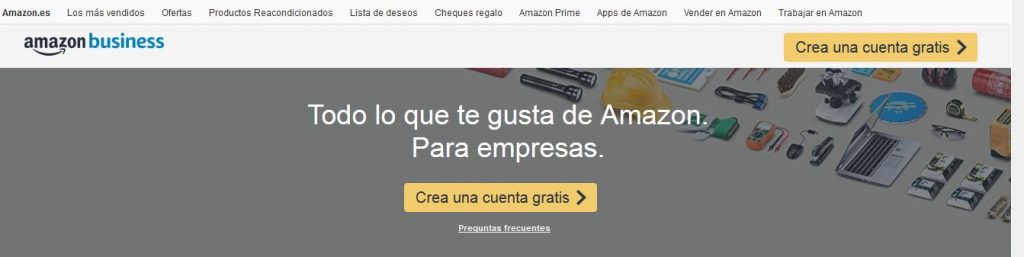 Crear una cuenta en Amazon Business